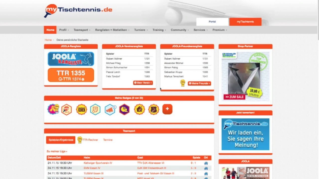 Im Clip erkl&auml;rt: Spielberichte und TTR-Wert 'in Echtzeit'