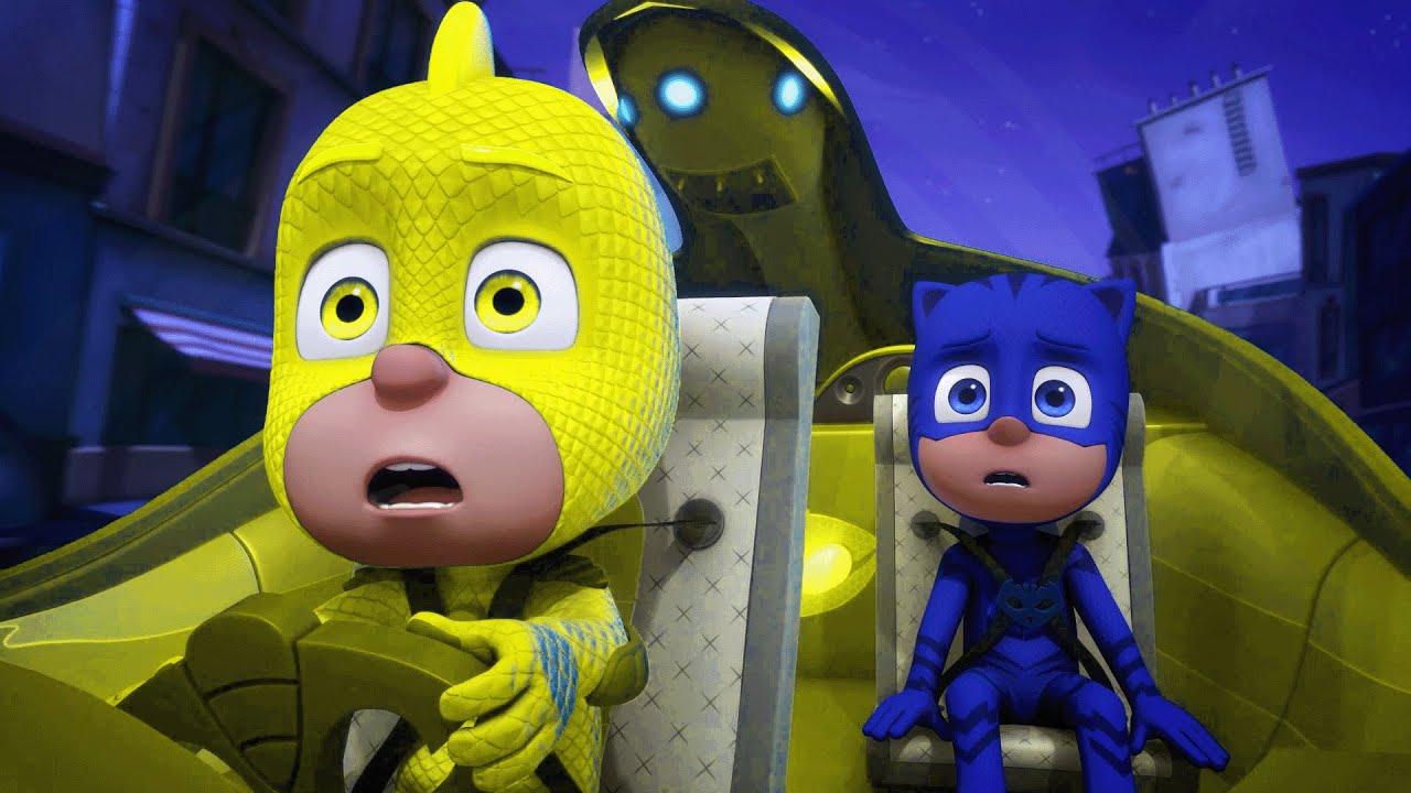 Yellow Gekko | Gekko and the Mighty Moon Problem | PICK YOUR FAV COLOR | PJ Masks Funny Colors