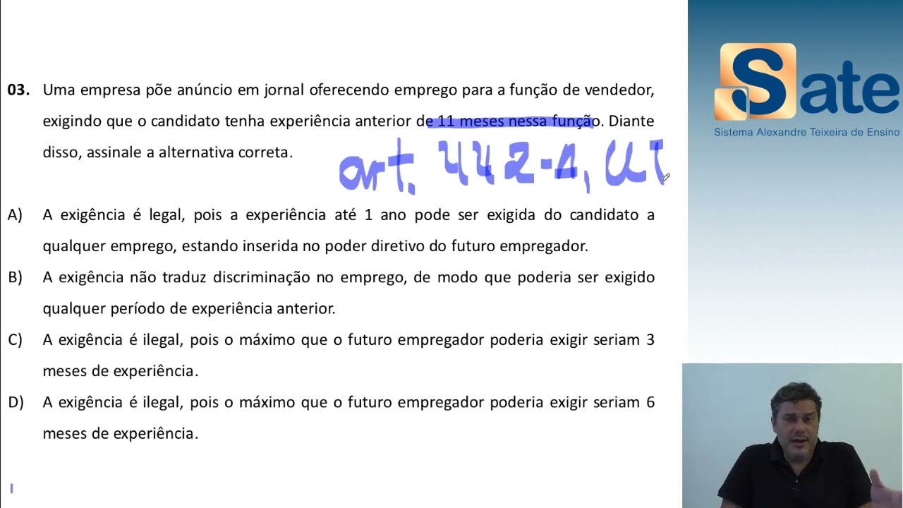 D Trabalho Aula 01 Questoes 01