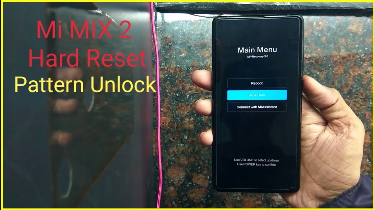 Mi Mix 2 Hard Reset || Pattern Unlock
