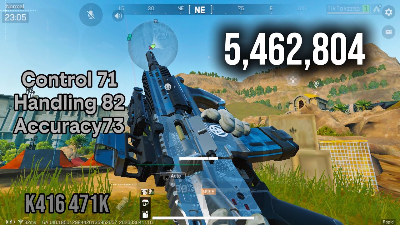 K416 solo Zone Dam Game play | Delta force Mobile 