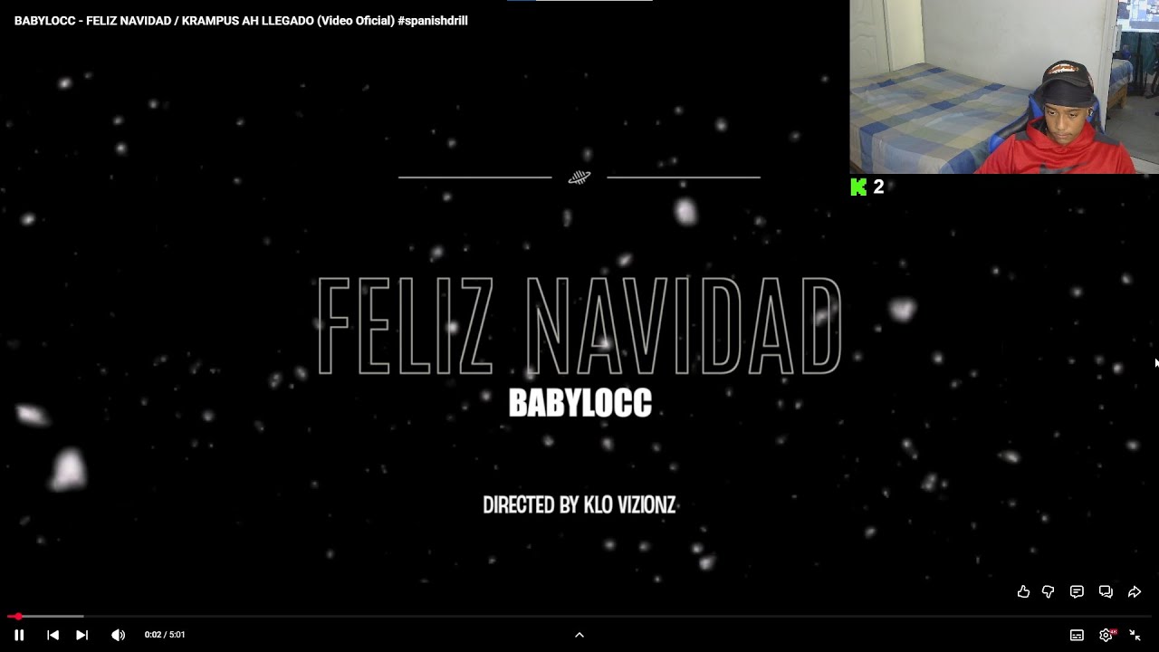 LRJEREMY REACCIONA | BABYLOCC - FELIZ NAVIDAD / KRAMPUS AH LLEGADO (Video Oficial) #spanishdrill