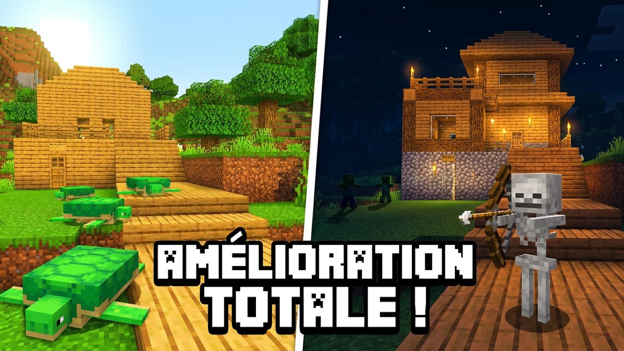 (PARTIE 3)Je rejoue a mincrafte