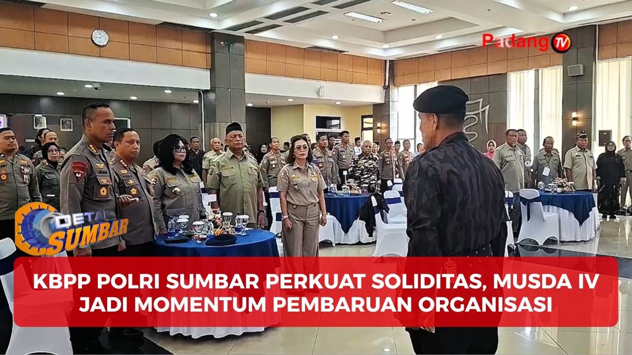 KBPP Polri Sumbar Gelar Musda IV di Padang, Fokus Transformasi Organisasi Lebih Solid & Mandiri