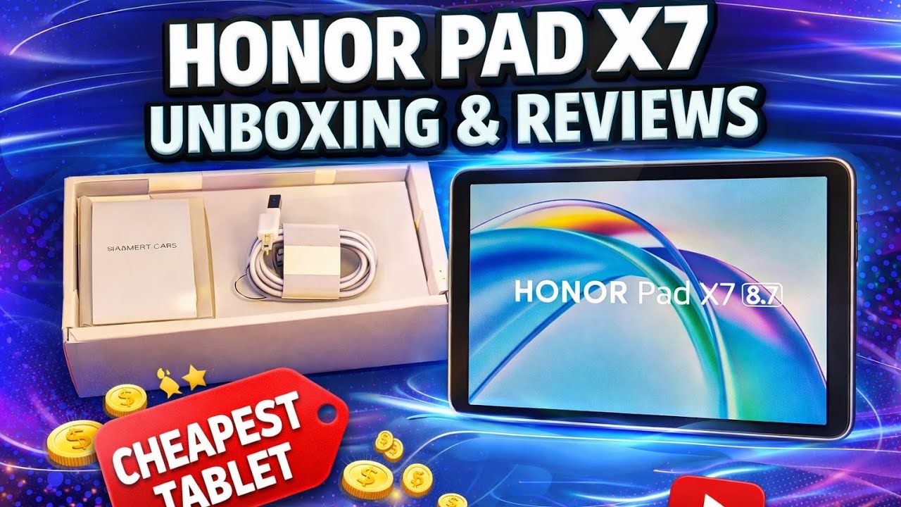 Honor Pad X7 Unboxing & Reviews | Cheapest Tablet with Great Features
