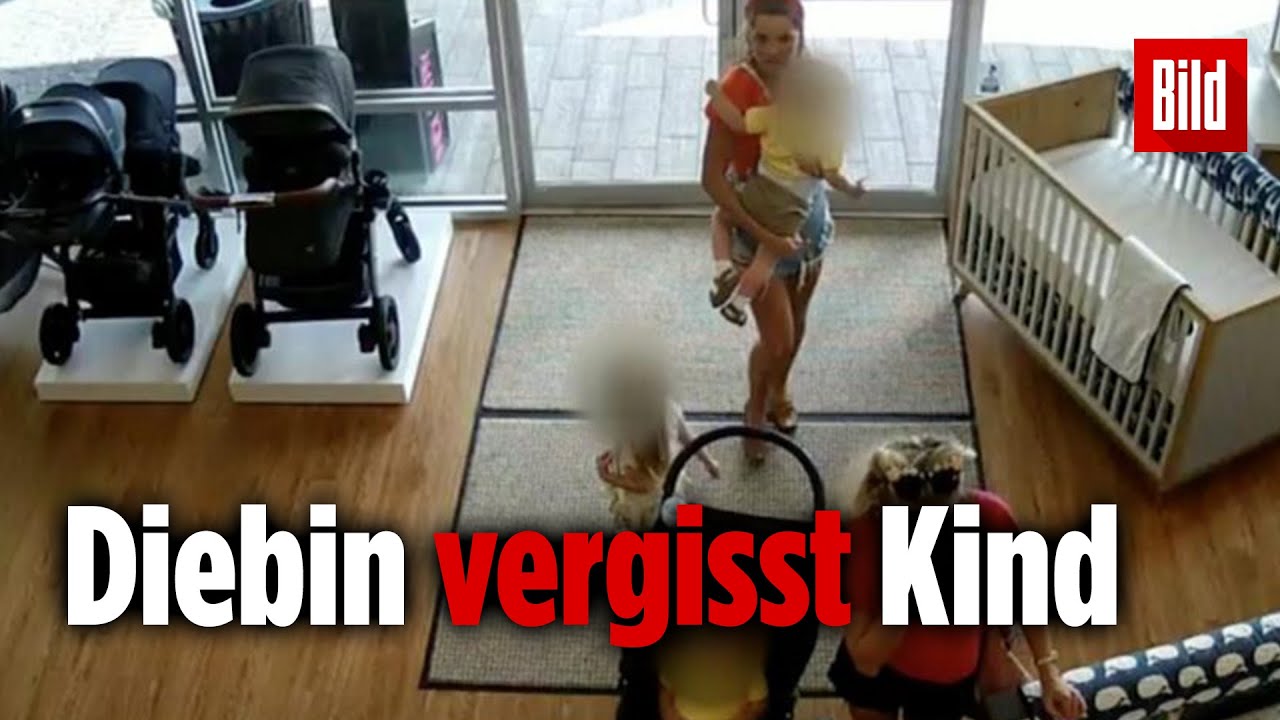Mutter klaut Kinderwagen und vergisst ihren Sohn im Geschäft