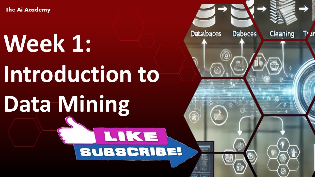 Introduction to Data Mining | Week 1 | Data Mining Course #datamining #dataminingtutorial