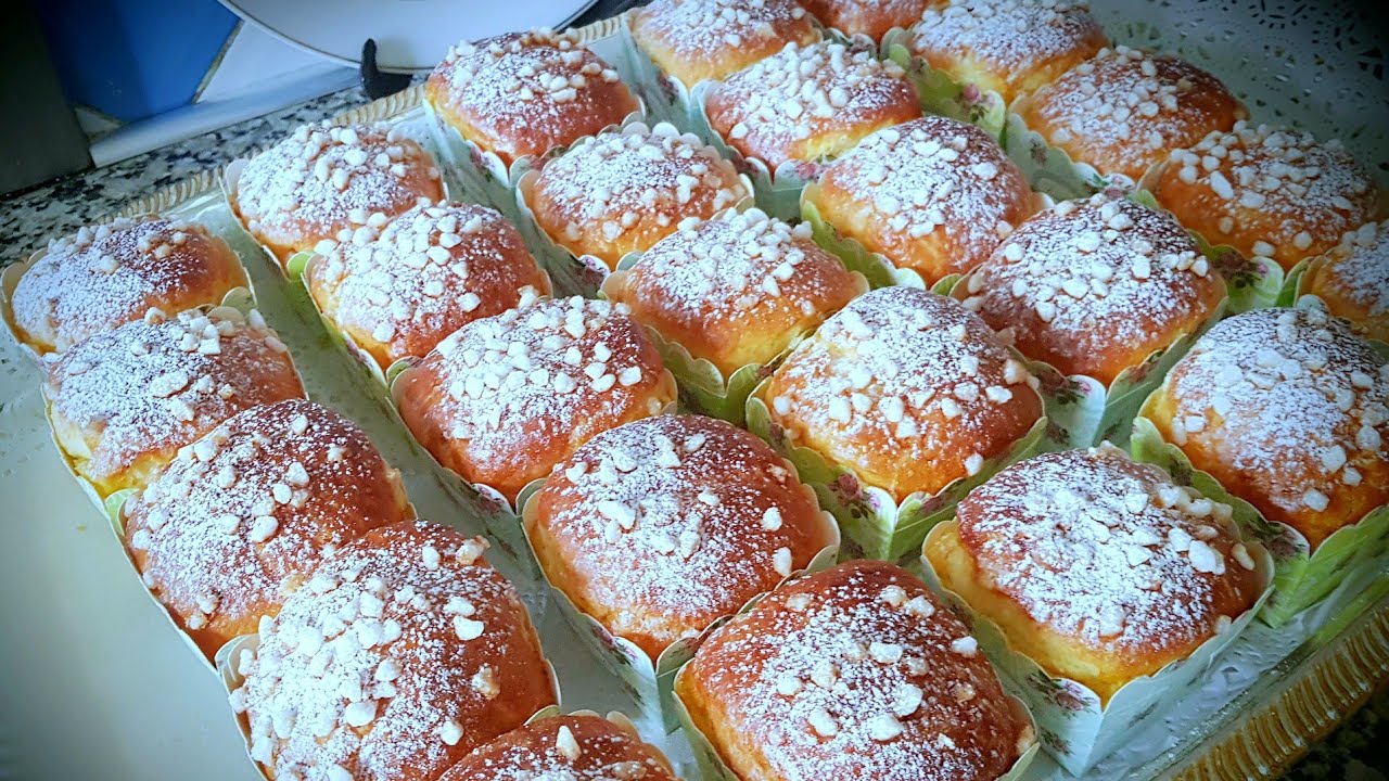 الوصفة الاصلية للبريوش الفرنسي محشوة بكريمات مختلفة/Pate à brioche