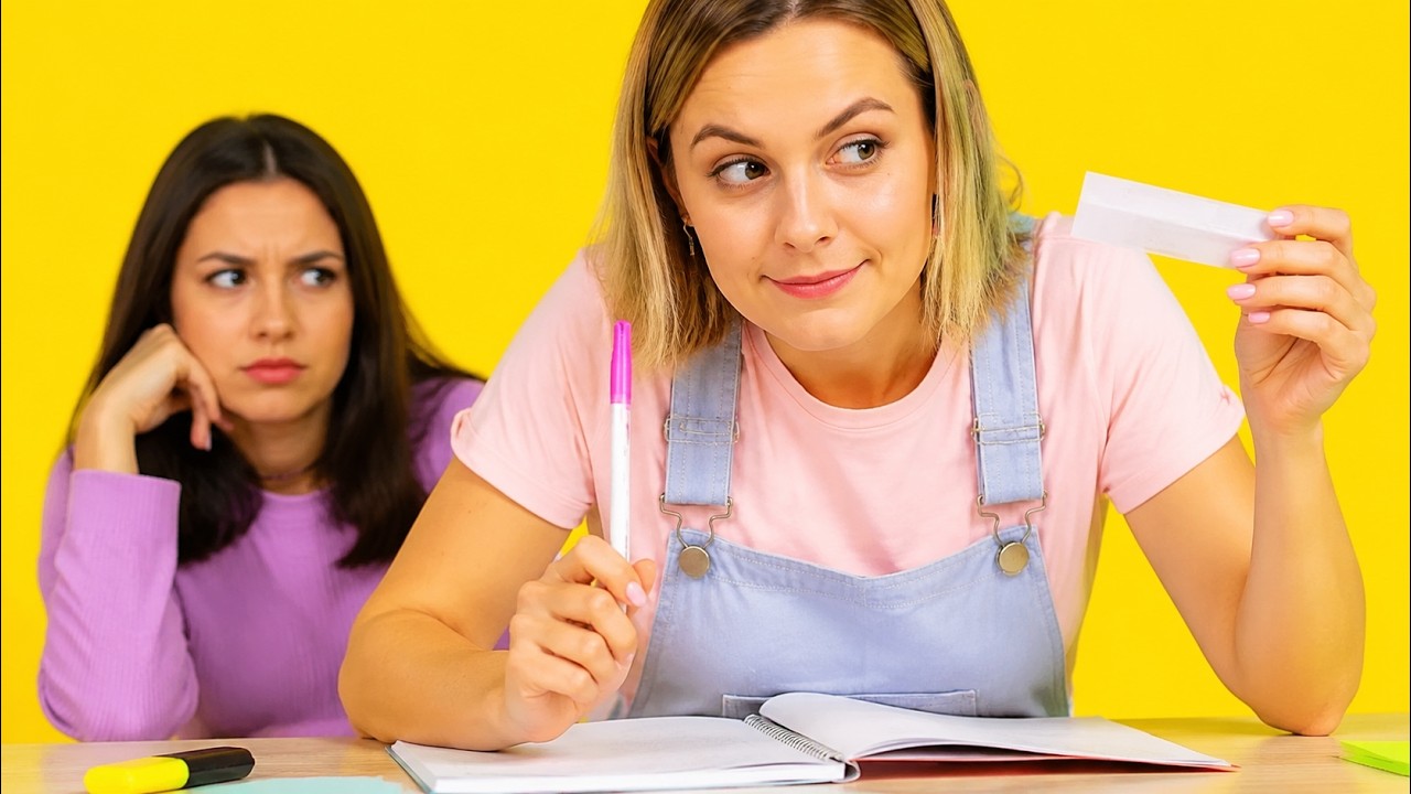 BOOM! SCHUL-HACKS, DIE DEIN LEBEN VEREINFACHEN || Geniale Schummeltricks und Schulmaterial-Ideen