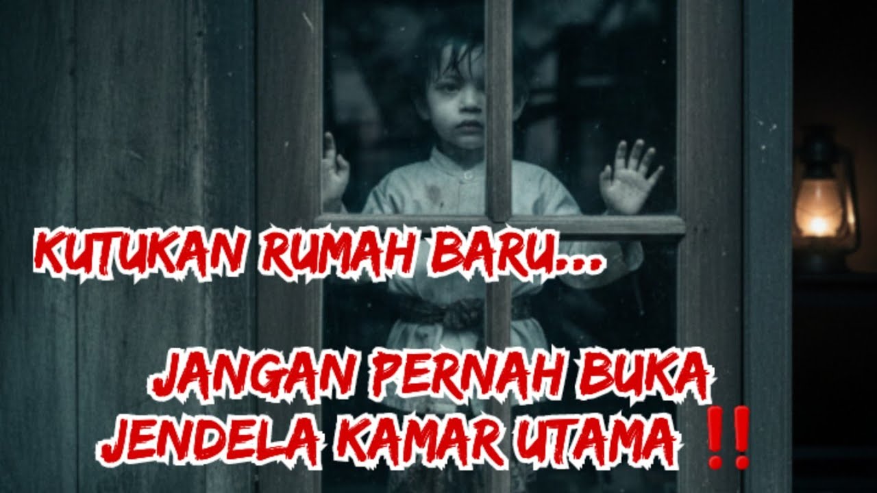 KUTUKAN RUMAH BARU, JANGAN PERNAH BUKA JENDELA KAMAR UTAMA ‼️