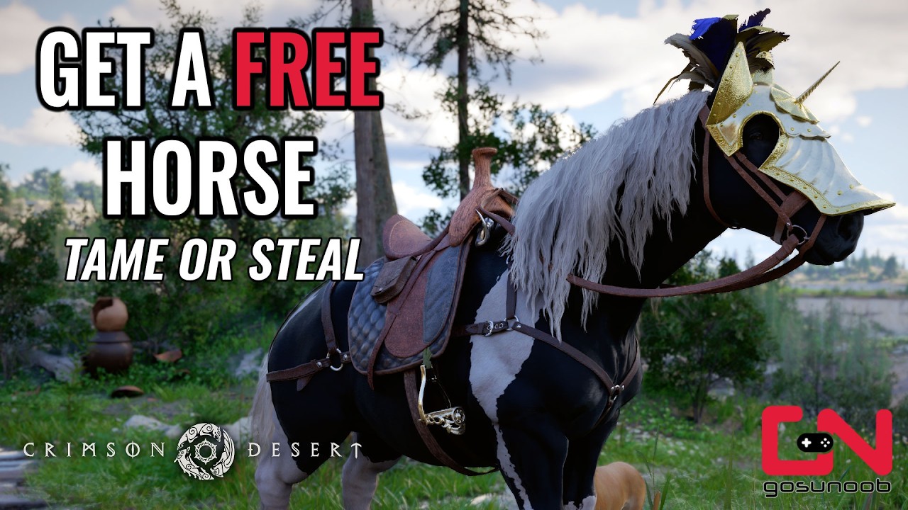 Как получить бесплатную лошадь в Багровой пустыне | Приручить лошадь или украсть её