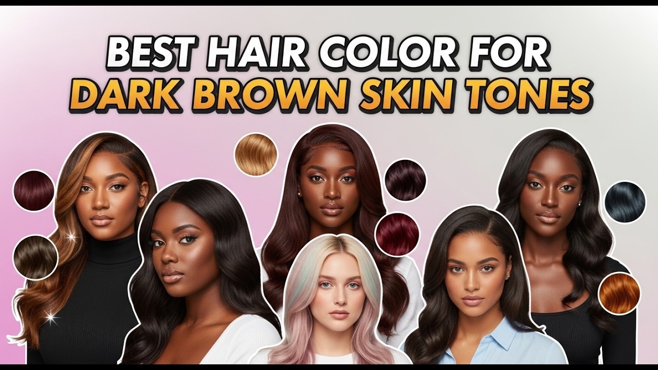 ✅ TOP 5 Best Hair Color For Dark Brown Skin Tones