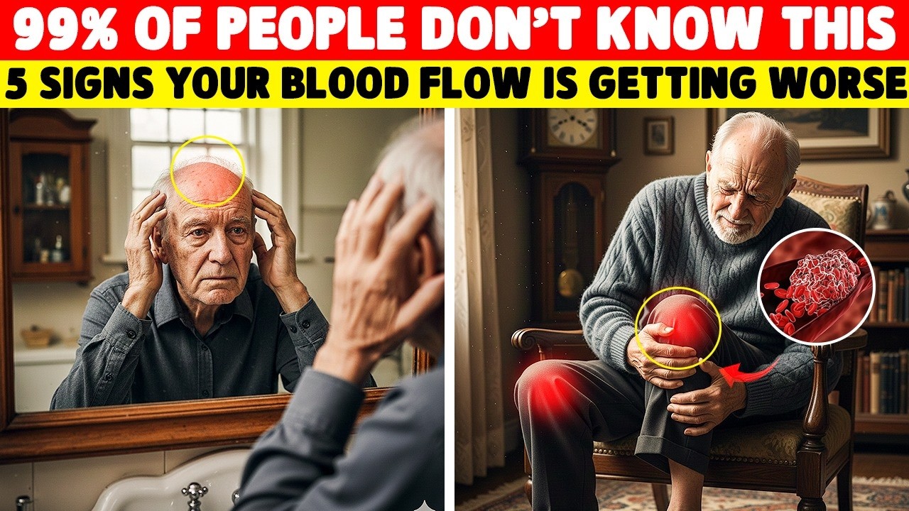 Seniors, These 5 Signs Mean Your Blood Flow Is Getting Worse