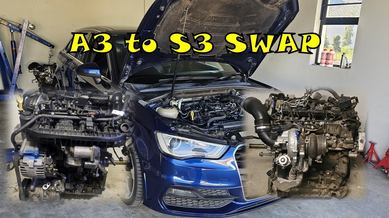 Project A3 to S3 Swap   Removing the engine pt. 1