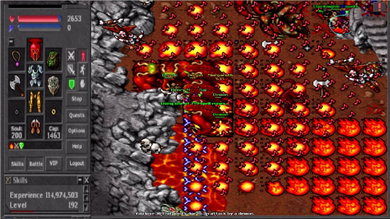 Old Tibia - First Morgaroth on Xantera by Henry Malakhai EK 191 (2006 7.81) [RE-UP]