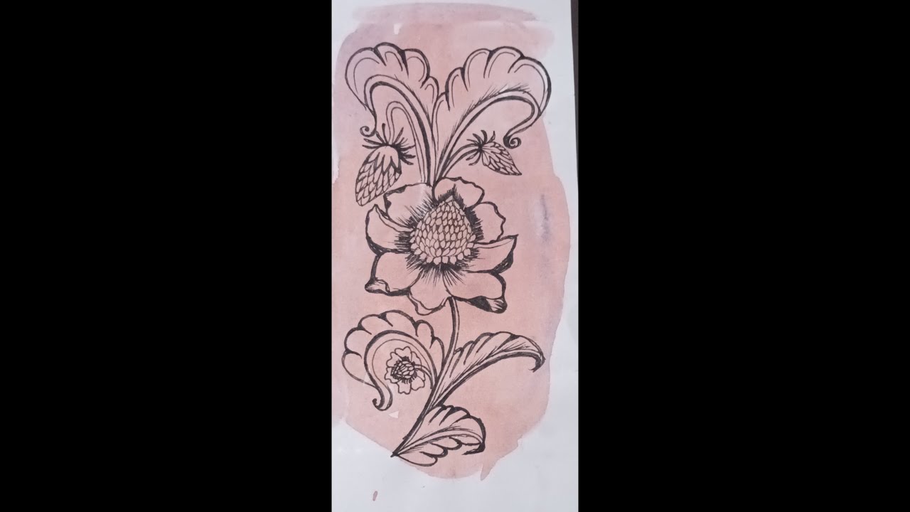Floral Pattern design//Flower design// Tattoo Art//@MindRelaxingArt