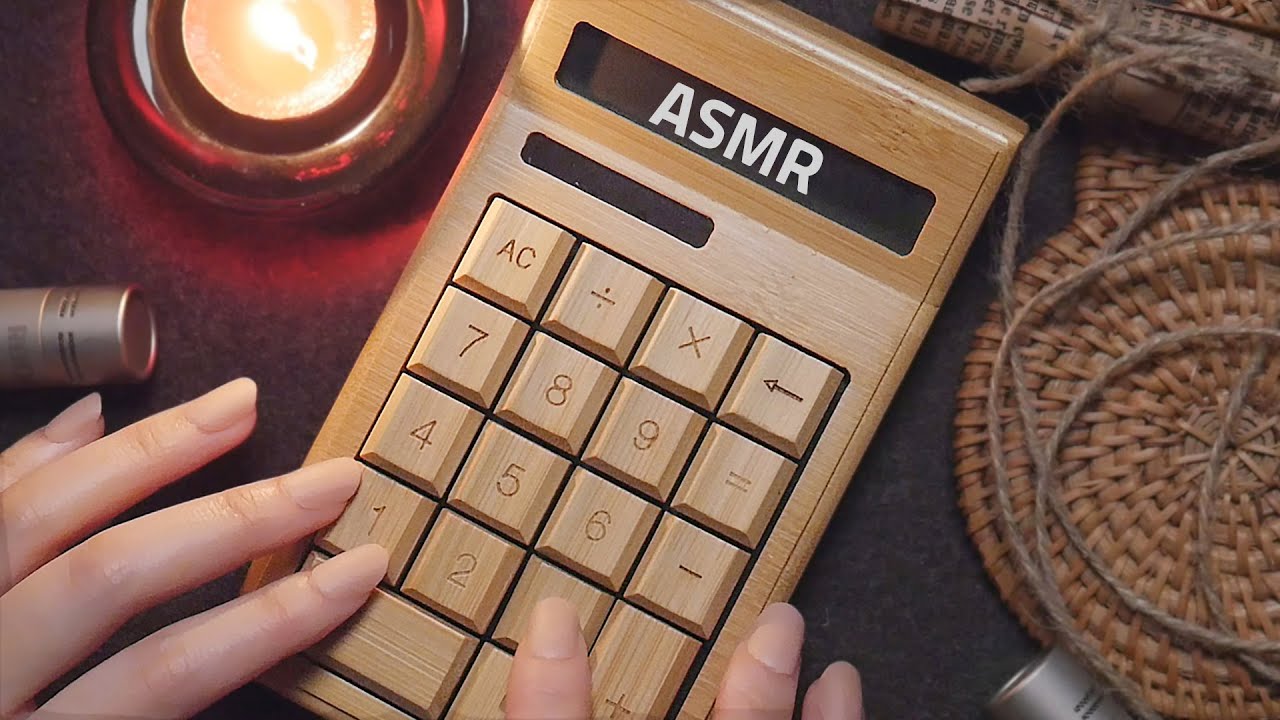 [ASMR] Extremely Relaxing Calculator High Quality Sounds (No Talking)