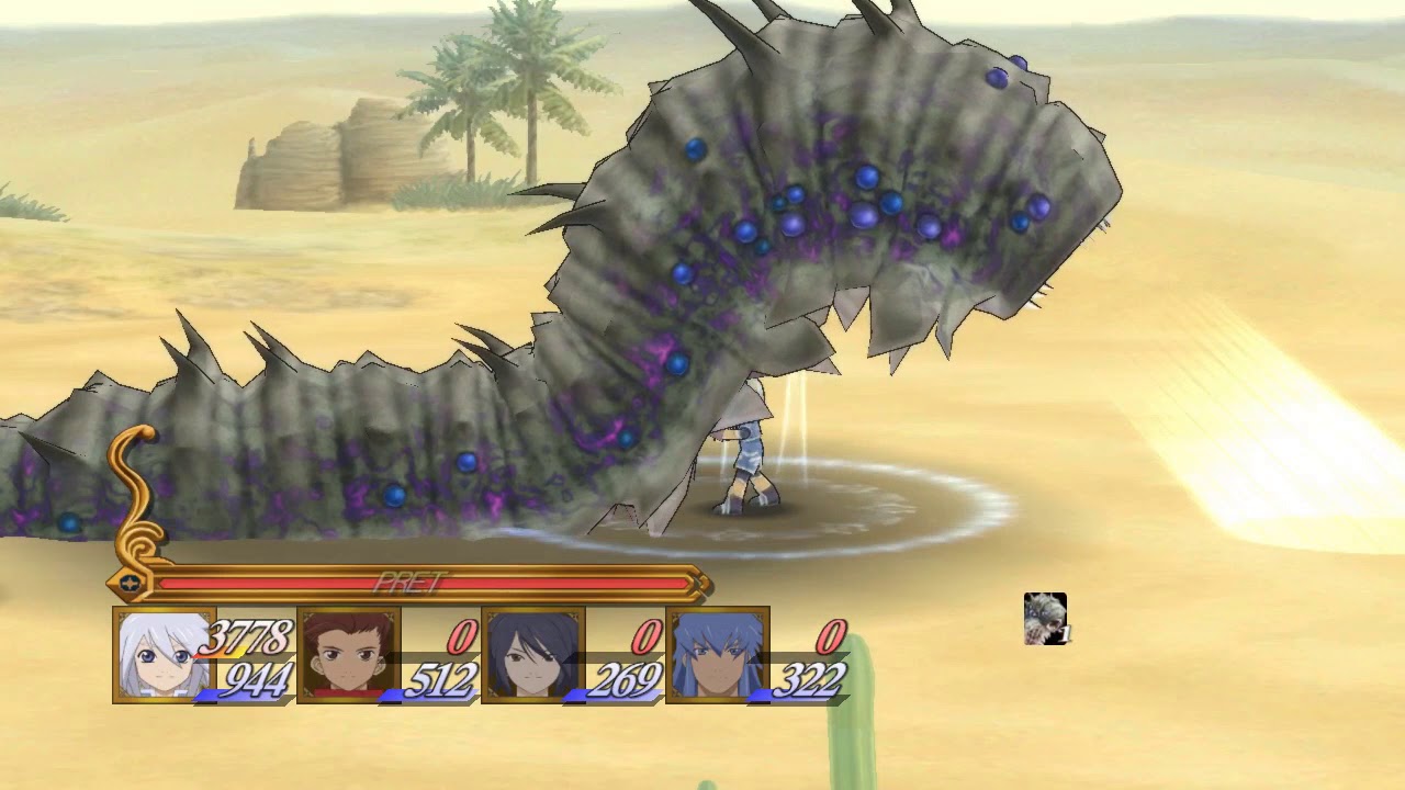 Tales of Symphonia Chronicles – Optionnel : Ver des sables (Genis solo – Mania)