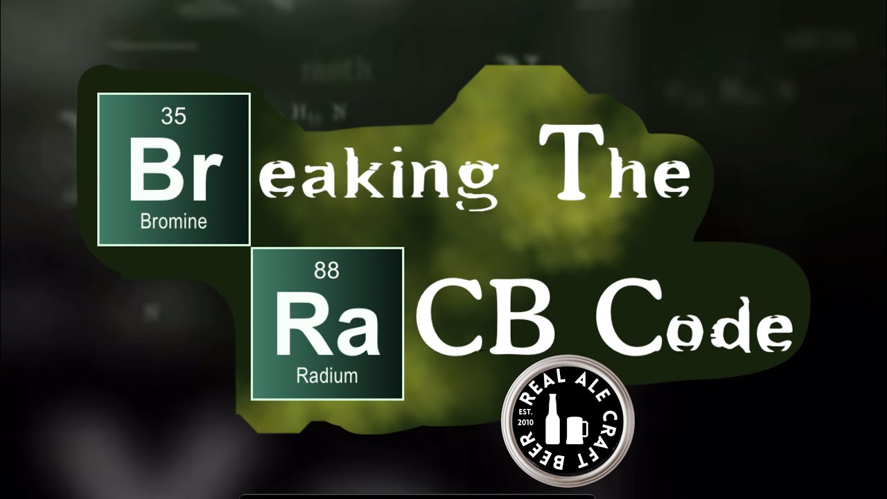 Breaking The RACB Code - Real Ale Craft Beer with @BlueVanMan
