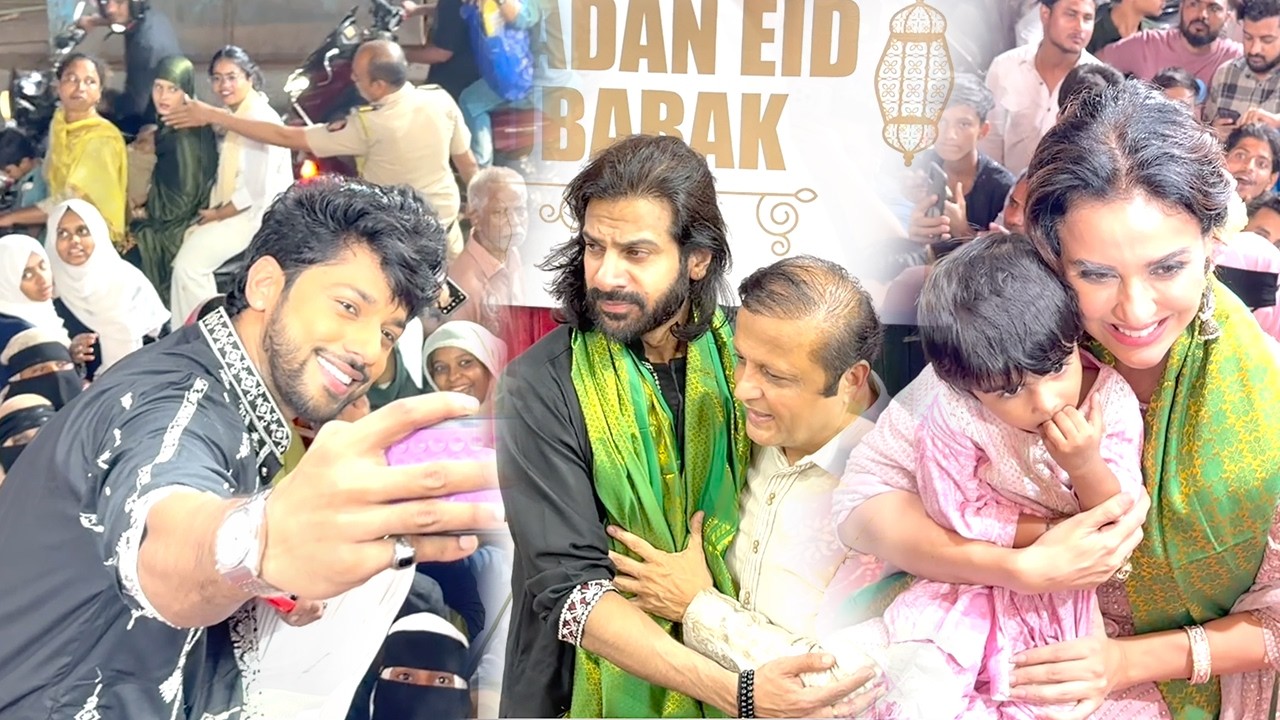 Karan Veer Mehra, Baseer Ali & Sara Arfeen Khan Celebrate Barket E Ramadan