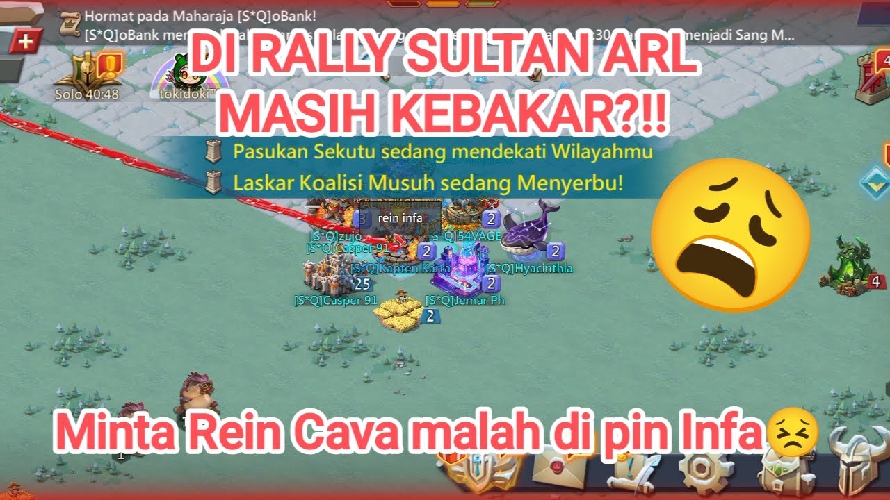 LORDS MOBILE | DIRALLY SULTAN ARL MASIH KEBAKAR?!!! MINTA REIN APA DIKASIH APA😣