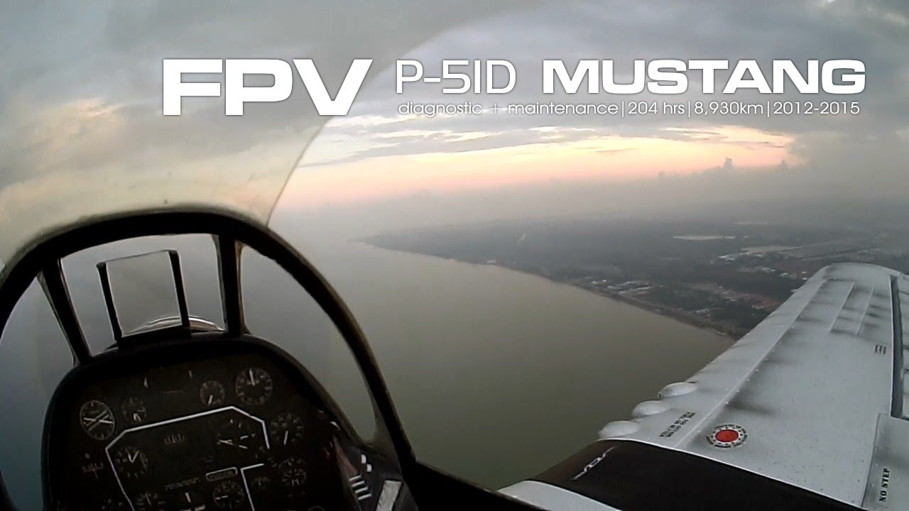 FPV P-51D Mustang - 2015 diagnostic & maintenance day