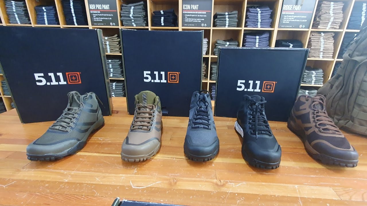 Bota Tactica 5.11 Repelente al Agua  (5.11 A/T Mid Waterproof) MOD:12446