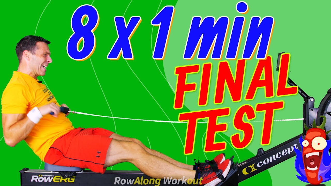 8 x 1 minute efforts to test if the 1000m plan worked - 1KW5S4