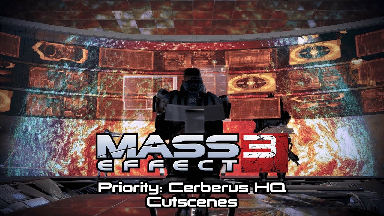 Mass Effect 3 Cutscenes | Priority: Cerberus Headquarters