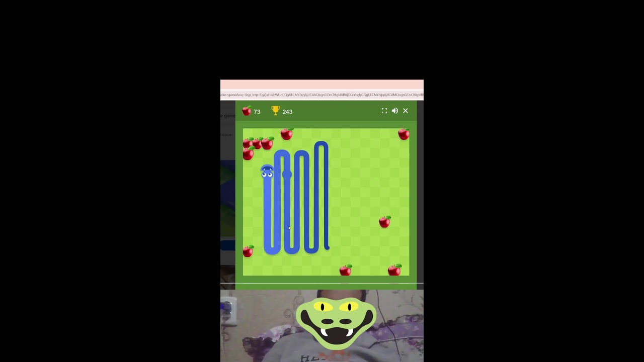 playing  google  Snake////..... please write which country you are all from.. gogogogo