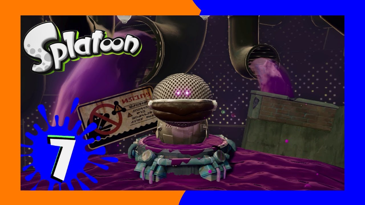 Lets Play Splatoon 1 Story Mode Folge 7 BOSS Kampf gegen Oktodentor| wir erreichen die Letzte Zone