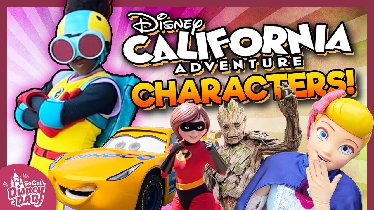 Место встречи и приветствия всех персонажей Disney California Adventure