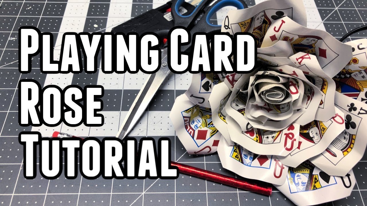 Playing Card Rose Tutorial