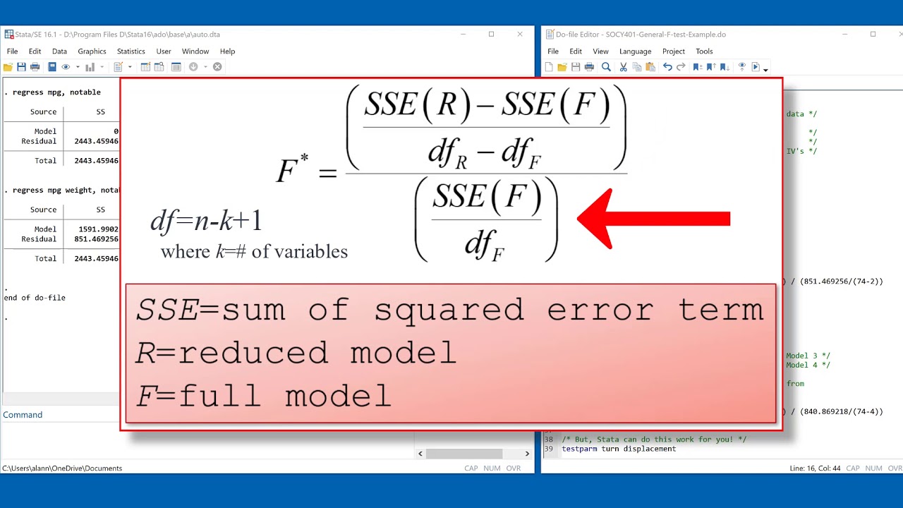The Details of the General Linear F-test
