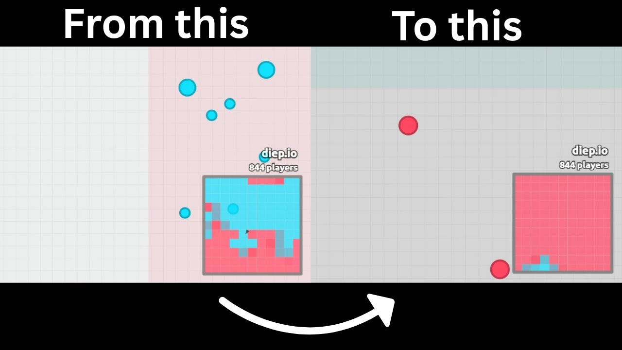 Lasting as long as possible #inevitable #diepio #gamefootage #competitivegaming #gameplay