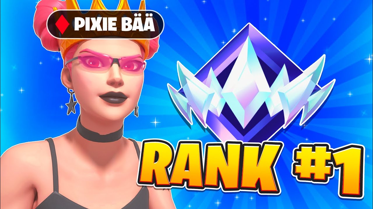 #1 UNREAL RANK IS TOO EASY... 🏆 | pixiefnbr
