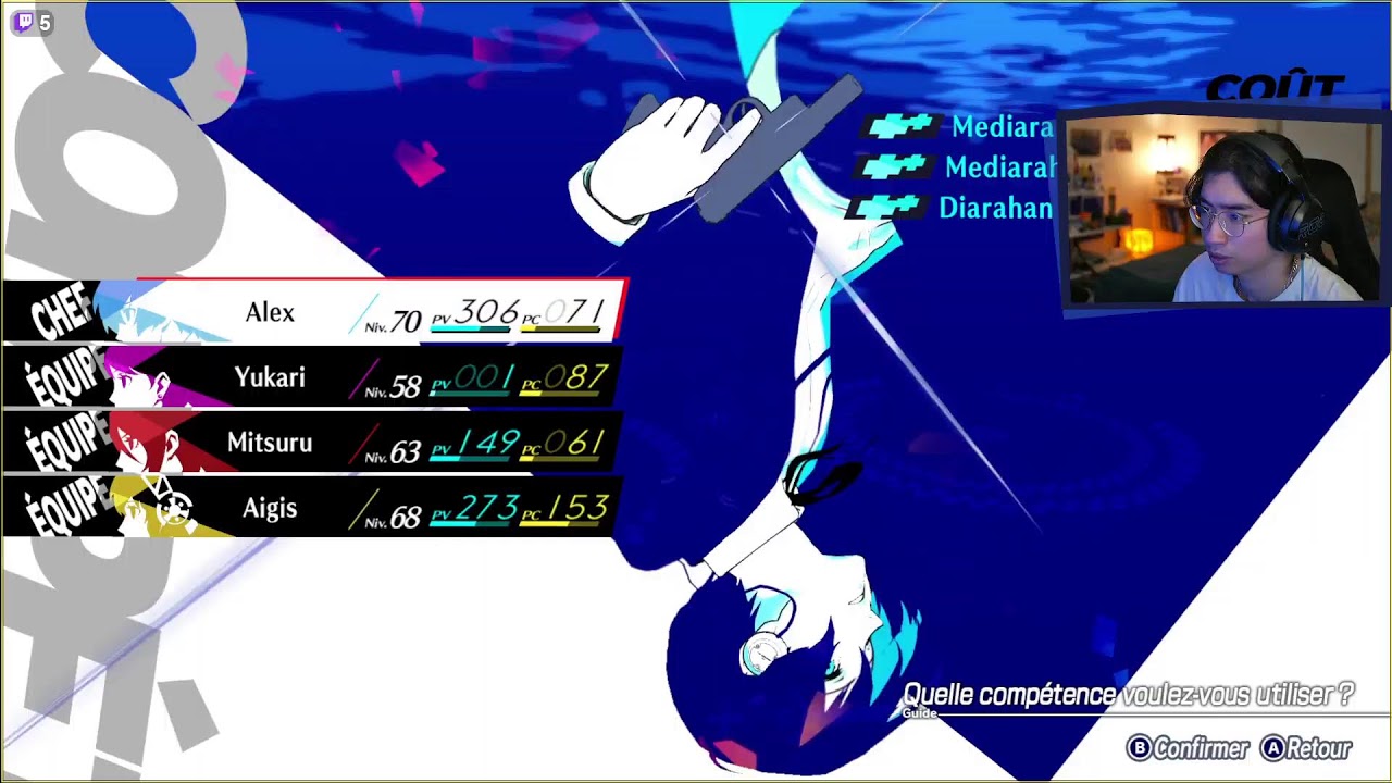 Je fini le farm tranquille (Persona 3 Reload)