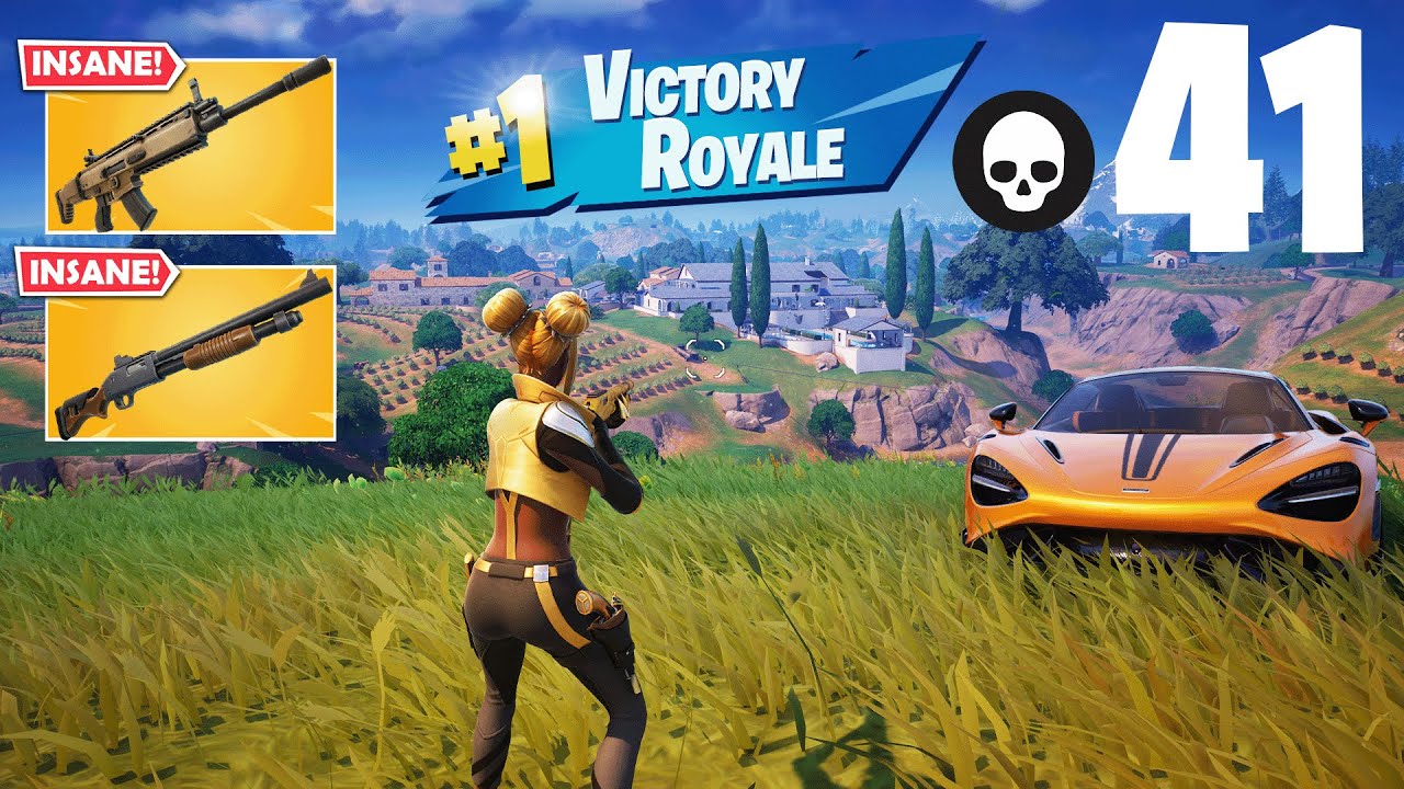 41 Elimination Solo Vs Squads Full Gameplay Win! (Fortnite Chapter 5 Season 1)