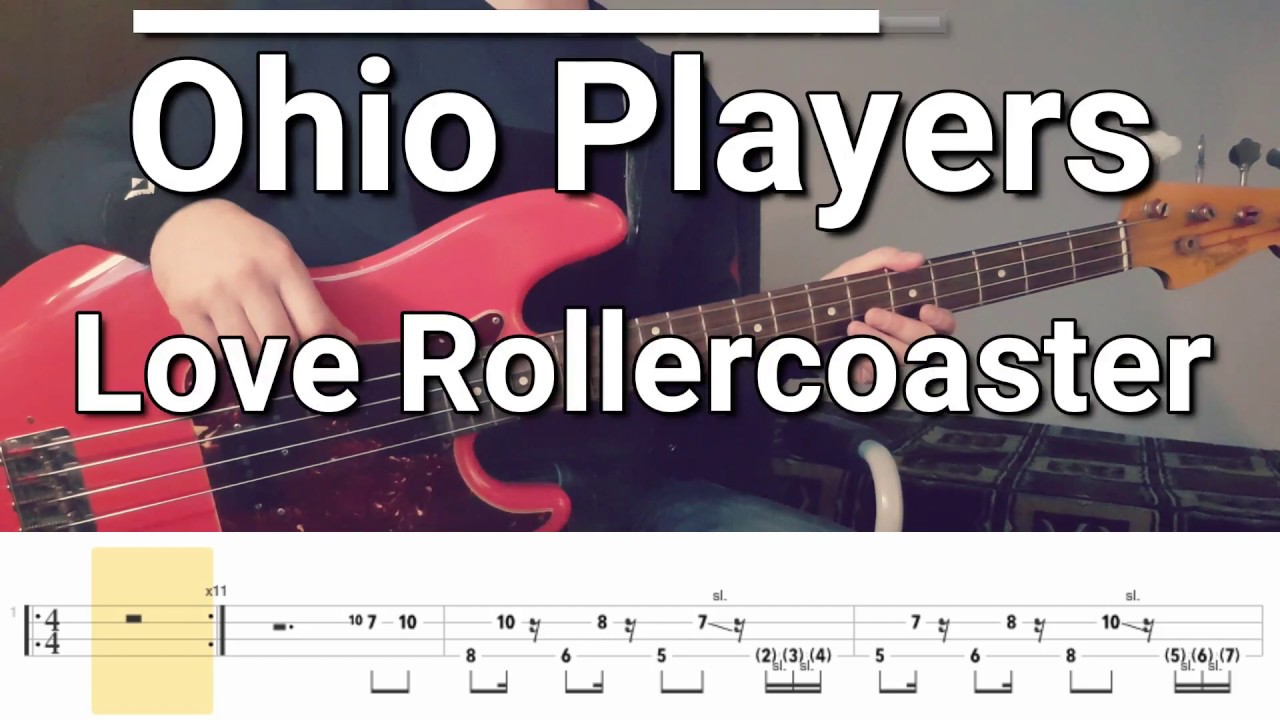 Ohio Players - Love Rollercoaster (Bass Cover) TABS