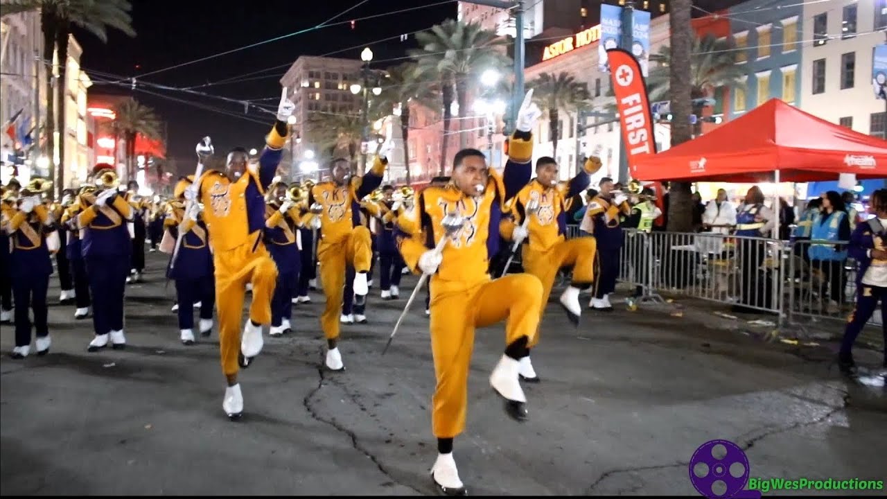 All Bands On The Parade Route From The Krewe Of Muses Parade On St Charles and Canal Street (2024)