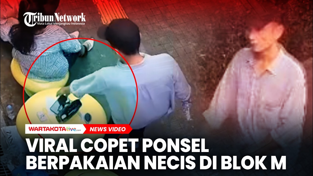 Viral Copet Ponsel Berpakaian Necis di Blok M Jaksel, Polisi Patroli Keliling