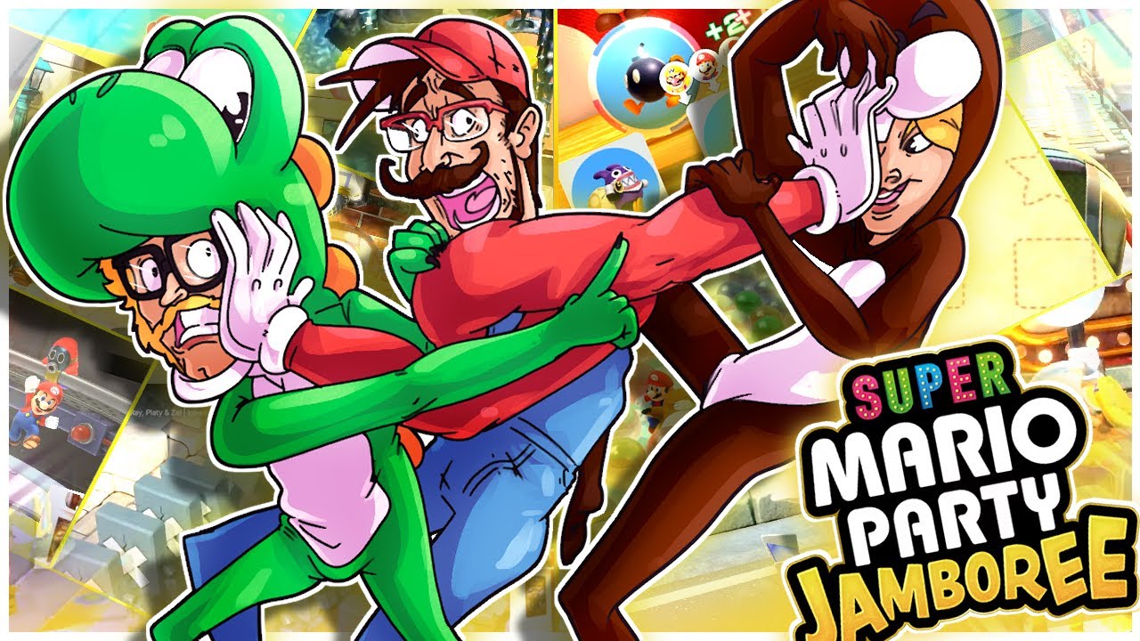 STAR STEALING PSYCHOPATHS! | Chilled, Speedy, Cheesy, & Tay (Mario Party Jamboree)