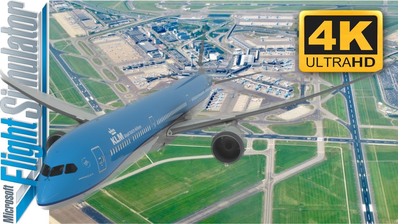 4K ULTRA HD | Take-off Schiphol Amsterdam🇳🇱 | Xbox series X | Microsoft Flight Simulator 2020