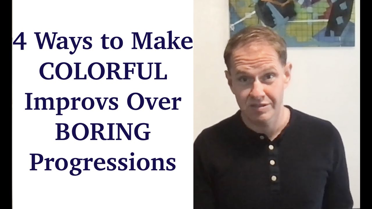How to Improvise Colorful Melodies to Tunes that Stay in the Same Key (like 