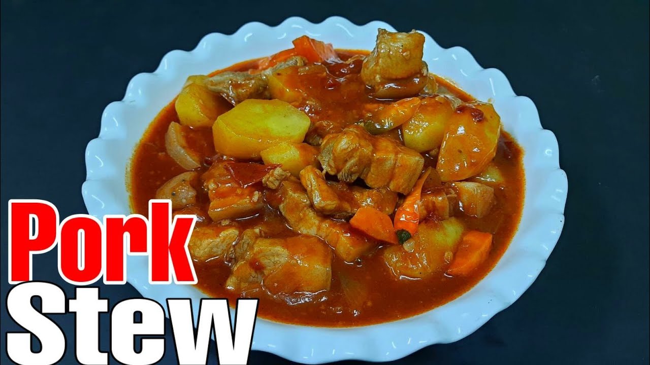 THE BEST PORK STEW IN TOWN || ANG SARAP NANG PAG KAKALUTO KO NANG PORK STEW @kusinanijunior