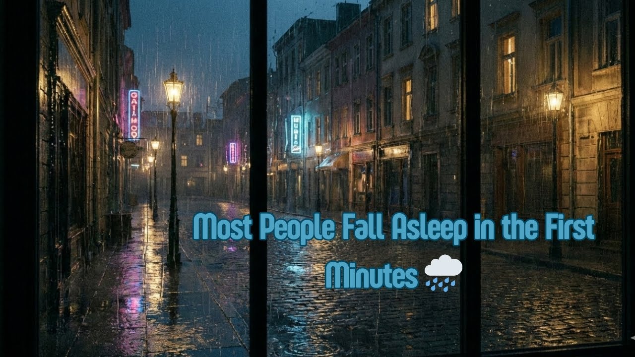 It started out as a joke, but ended up falling asleep 😴 | The Sound of Night Rain