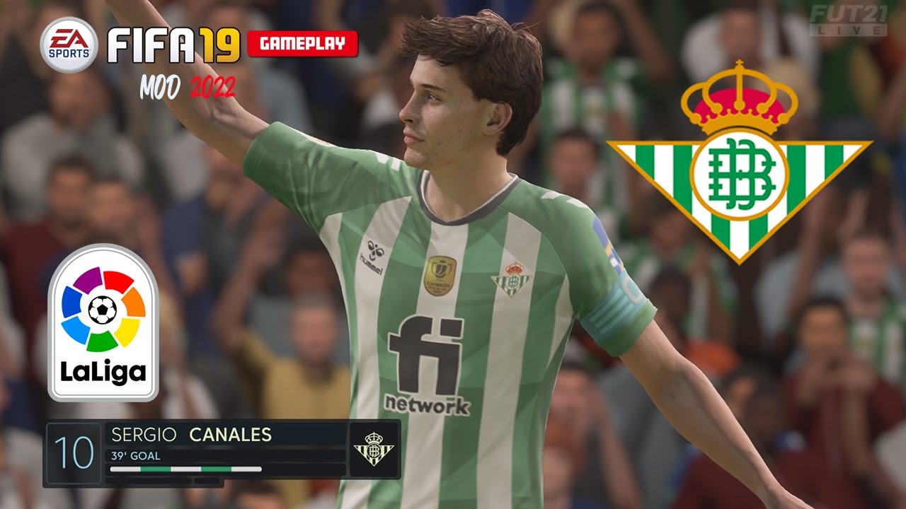 Real Betis vs Barcelona - La Liga Santander 2022/23 - FIFA 19 Gameplay