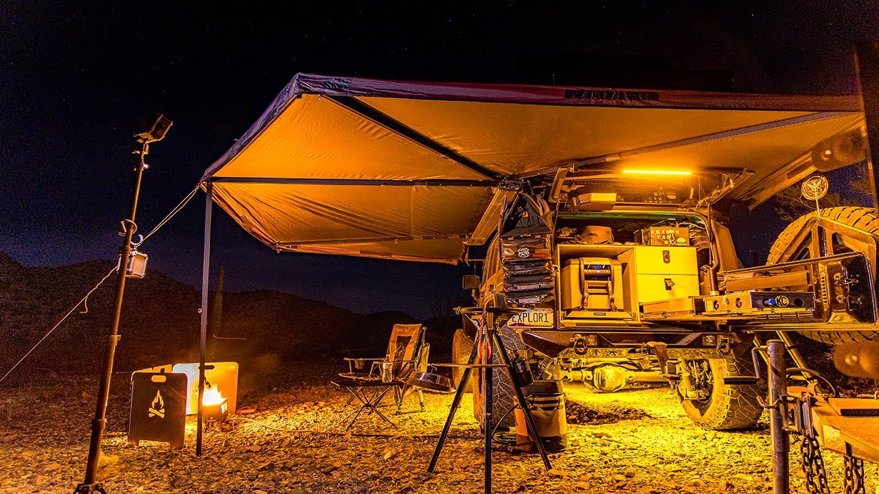 Arizona Desert Solo Camping Adventure | Sunset Views, Campfire, Gear | Jeep Adventure