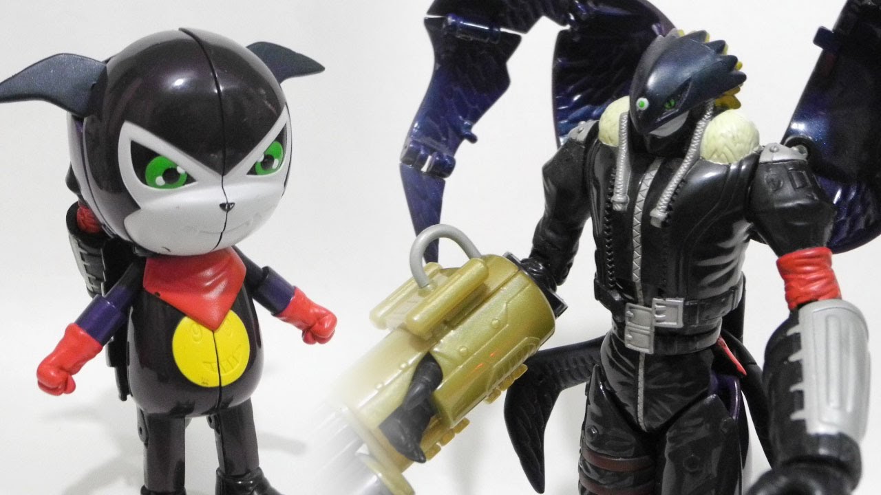 Impmon(インプモン)to Beelzemon(Blast Mode)(ベルゼブモン：ブラストモード)-Bandai Digimon Transformation Toy
