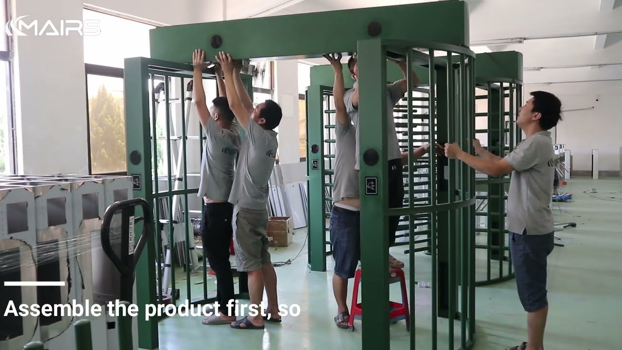 Full Height Turnstile Installation - MairsTurnstile.com
